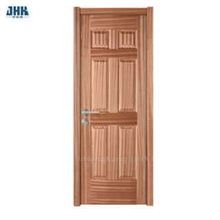 6-панельная дверь из ДСП с деревянным шпоном