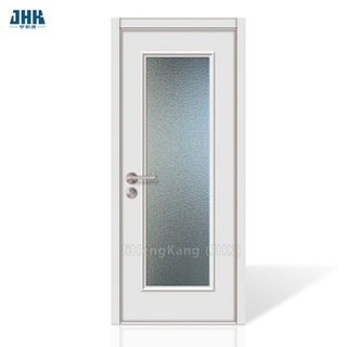 Внутренняя деревянная дверь из МДФ с двойным раздвижным стеклом