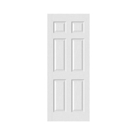 6-панельная пластиковая дверь из ПВХ для ванной комнаты