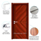 Водоустойчивая меламиновая отделка деревянная дверь комнаты